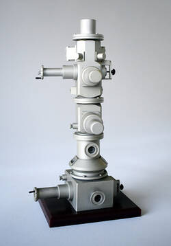 Modell eines Emissions-Elektronenmikroskop