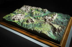 Landschaftsmodell "Dolomiten"