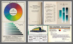 Baumanns Neue Farbentonkarte System Prase, Erstausgabe 1912;